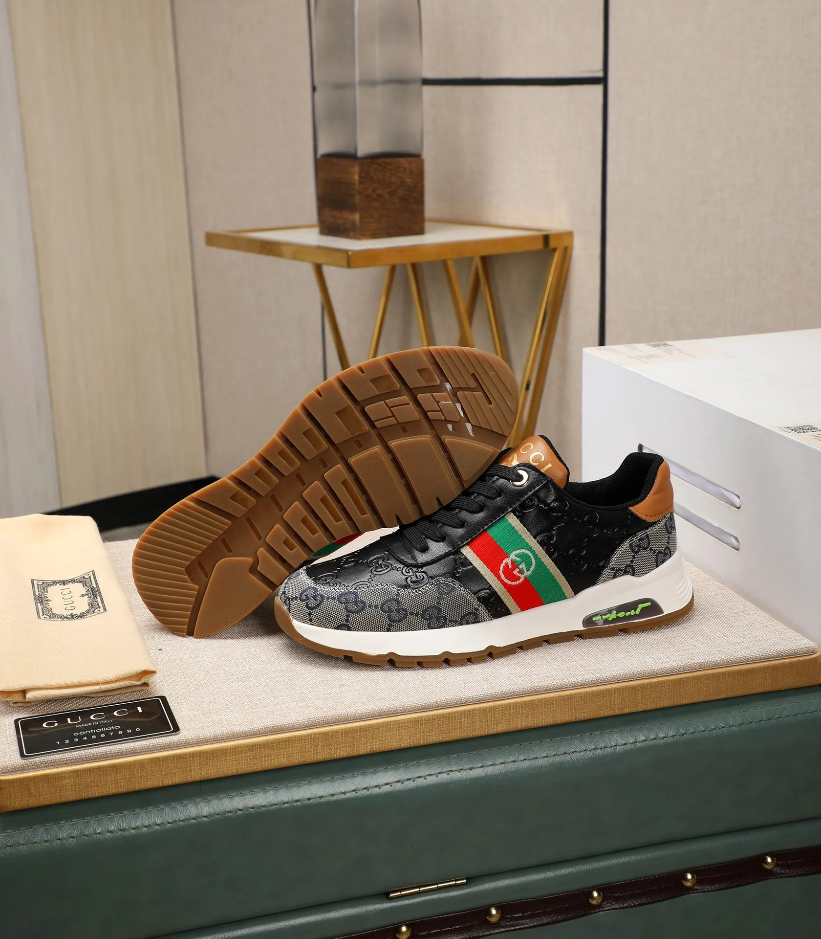 Men's men's shoes💰460 GUCCI🔍🔍2023 latest model On sale at the same time at the counter, original calfskin imported from Italy, genuine leather lining, (high-end, luxury, and class) exquisite workmanship, soles: original soles specially provided by the original factory, ⚠Exclusive double-layer movable molded soles are super comfortable⚠, real photos🎬The real ones are better🔍🔍"High quality·Follow the order" code number 38-44